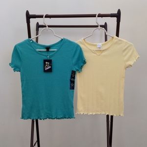 2 girls art class tops 🎨